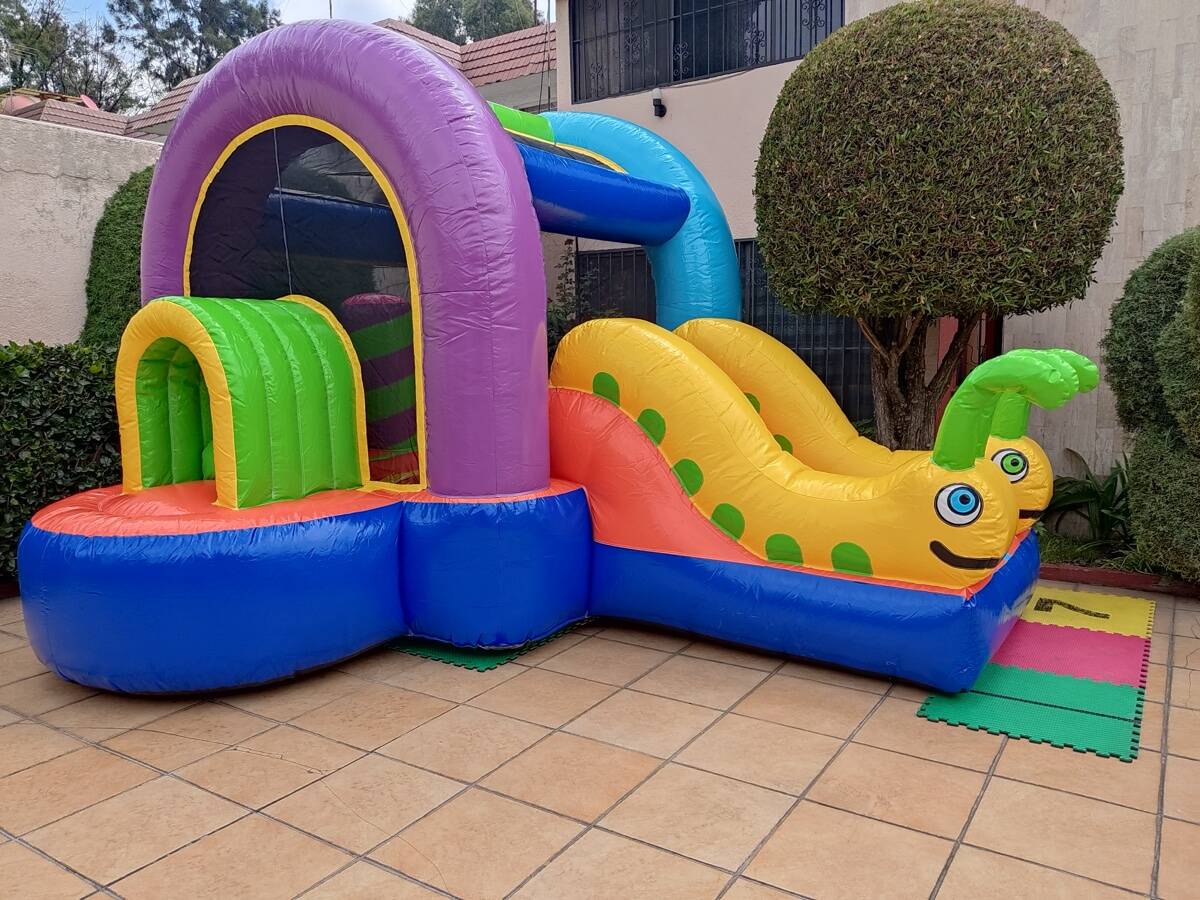 Gusanitos — renta de inflable en CDMX · INFLAPY